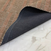 Tapis de prière moderne abstrait en laine et coton tissé à la main, à poils ras, tissage plat, réversible, écologique, antidérapant, avec bande en latex antibactérien