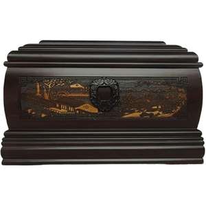 Urna de alta calidad Patrones de grabado personalizados y colores Urna de madera Cenizas Recuerdo Tarro Uso humano del exportador indio - Product Image 2