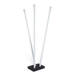 BUENOS AIRES Postmodern Floor <b>Lamp</b> <b>LED</b> Lighted Iron & Steel Body Yellow Shade for Home Decor Square Style for Living Room - Product Image 3