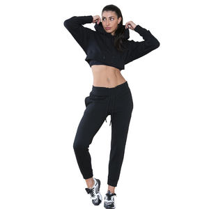 Conjunto Deportivo de 2 Piezas para Mujer, con Capucha, Casual, Estampado, Transpirable, Elegante, Sólido, Cómodo, para Invierno - Product Image 5