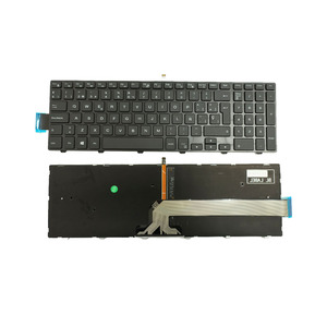 HK-HHT笔记本电脑西班牙语键盘戴尔Inspiron <span class=keywords><strong>15</strong></span> <span class=keywords><strong>5000</strong></span>系列5551 5555 5558 5559 - Product Image 1