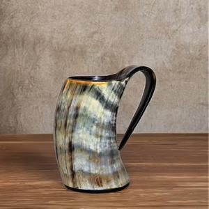 High Quality Customisable Angel Animal Love Buffalo Horn Viking Drinking <b>Mug</b> Handmade Durable for <b>Christmas</b> Parties - Product Image 4