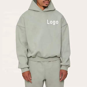 Logo personnalisé Sweats à capuche vierges en coton épais et épais Sweats à capuche chauds de haute qualité sur la taille - Product Image 1