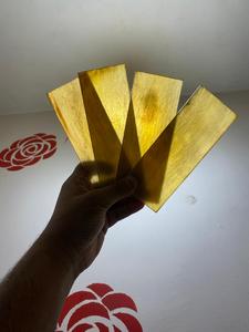 Plaques d'échelle de corne de vache de corne de buffle de Style animal naturel de haute qualité pour cadres de lunettes poignées de couteau artisanat naturel - Product Image 4