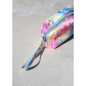 Astuccio Cosmetico Grande Capacità con Glitter a Forma di Stella, Organizer per Trucchi in PVC Trasparente, Design Olografico Serie Cielo Stellato - Product Image 5