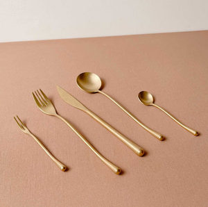 Ensemble de couverts en acier inoxydable de style décoratif pour la maison vaisselle couteau cuillère fourchette maison restaurant mariage décor couverts ensemble de couverts - Product Image 4