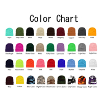Bonnet tricoté unisexe d'hiver personnalisé, imperméable, à revers, motif dessin animé, avec peinture graffiti, points colorés et taches, chaud, vente en gros