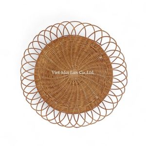 Eco Friendly Handmade Rattan <b>Placemat</b> Woven From Natural Fiber For <b>Dining</b> <b>Table</b> Styling And Sustainable Living - Product Image 2