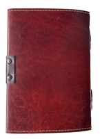 Journal en cuir véritable, carnet personnalisé en cuir gaufré, fait main, papier écologique, 120 feuilles, 7x5 pouces