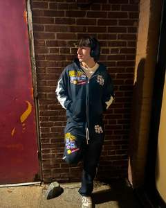 Bas quantité minimale de commande adulte hommes à manches longues survêtement 100% coton léger séchage rapide respirant confortable taille élastique fermeture faite - Product Image 3