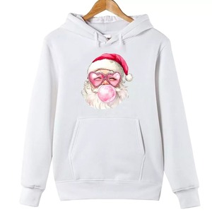 Jerséis de Navidad Divertido 3D Santa Sudadera con capucha Unisex Navidad Tallas grandes Sublimación Diseño OEM ODM Ropa de Navidad Sudaderas con capucha - Product Image 3