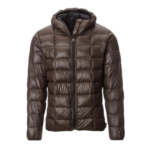 Style personnalisé hommes tout-petits réversible résistant à l'eau compressible brillant à capuche bouffant manteau homme bulle veste isolé club manteau - Product Image 3
