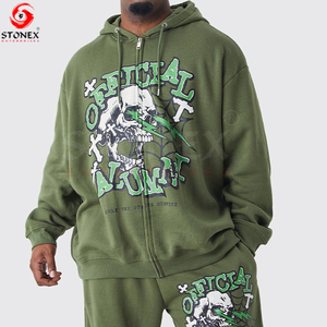 2023 nueva llegada impreso hombres invierno chándal conjunto 2023 último diseño Fitness chándal para adultos chándal para la venta - Product Image 6