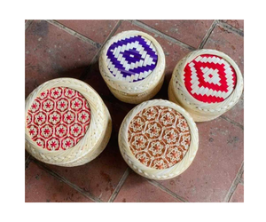 กระเป๋าถือหวายไม้ไผ่ทำจากไม้ไผ่ธรรมชาติสำหรับสไตล์วินเทจ - Product Image 1