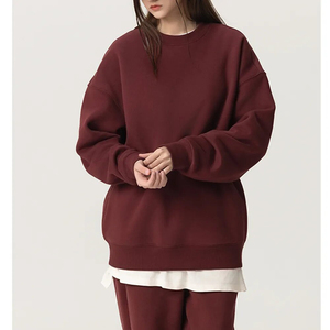 Sudadera con Capucha Unisex de Forro Polar Grueso con Logotipo Personalizado del Fabricante, 320 Gsm, Corte Regular, Cuello Redondo, Sudadera Lisa Teñida para Invierno - Product Image 1