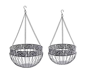 Maceta colgante de hierro metálica decorativa personalizable o maceta para la decoración del hogar y el jardín, macetas colgantes de precio razonable - Product Image 4