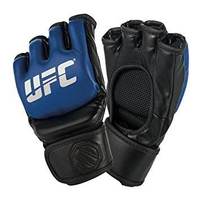 Gants de boxe demi-doigt UFC MMA Gants gagnants en cuir de vachette véritable de haute qualité