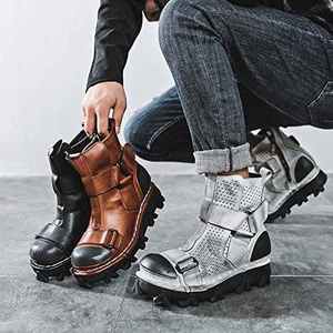 Meilleure qualité hommes moto motard chaussures de course longue durée chaussures de course en plein air nouveau Design imperméable caractéristique bottes de motocross - Product Image 6