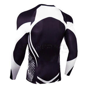 ชุดแรชการ์ดสำหรับผู้ชายขายดีที่สุดในปี 2024 สำหรับการชกมวย - ดีไซน์ด้านหน้าปรับแต่งได้ ชุดกีฬาสำหรับผู้ใหญ่ - Product Image 3