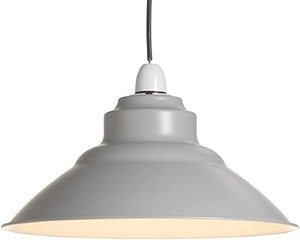 Luminaire suspendu en métal fini enduit de poudre blanche Lampe suspendue décorative en métal Plafonnier design de luxe - Product Image 6