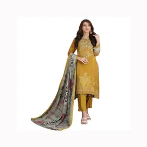 New <b>Kurta</b> Designs <b>Women</b> Sarees Indian Clothing for Pakistani Lawn Designers Suits Product for Sale - Product Image 1