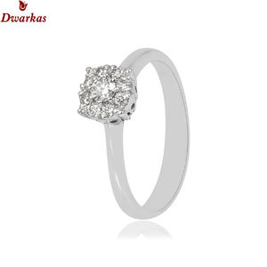 Bague en argent sterling 925 avec zircon blanc, bijoux fins de luxe, pour les fêtes de mariage, cadeau - Product Image 2