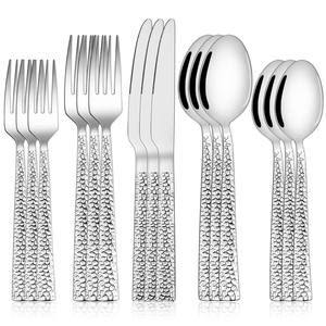 Ensemble de couverts en acier inoxydable poignée de designer pour la maison dîner couverts en acier miroir vente chaude ensemble de couverts en argenterie - Product Image 3