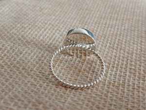 Fabricante de joyería personalizada 925 Plata forma redonda 4mm a 25mm piedra montaje cuerda banda bisel taza anillo DIY Collet ajuste - Product Image 4