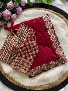 Nouveau Style Bollywood pour femmes Georgette Full Saree Heavy Sequins Nouvelle Collection Saree Avec Vente en ligne Tenues de soirée pour femmes Saare - Product Image 3