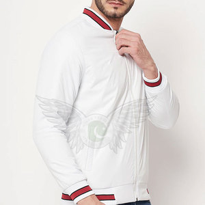 Blouson aviateur uni pour hommes tenue décontractée Blouson aviateur léger à prix d'usine pour hommes - Product Image 2