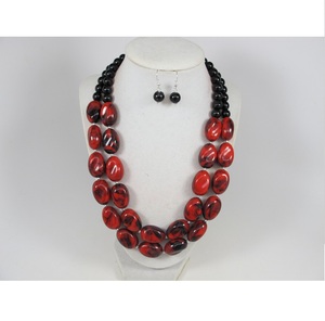 Cuentas de ágata azul para mujer, venta al por mayor, joyería, collar, boda - Product Image 3