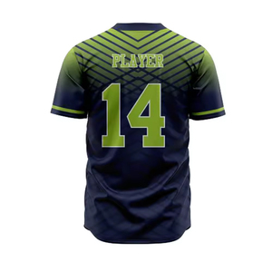 Conjunto de 2 Piezas de Uniformes Deportivos de Béisbol/Sóftbol para Hombre, Personalizados con Sublimación Premium, Tallas Grandes, Transpirables - Product Image 5