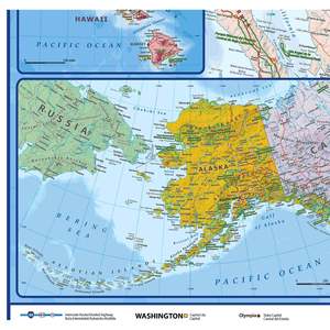 Mapa de Viaje de EE. UU. Tamaño XXL - Mapas en Minutos, Mapa del Mundo para Decoración del Hogar y Uso en la Oficina - Product Image 4