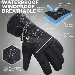 2025 <b>Thermal</b> Waterproof Ski <b>Gloves</b> <b>Men</b> Winter Snowboard <b>Gloves</b> Custom OEM Available Ski <b>Gloves</b> - Product Image 4