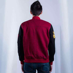 Nueva chaqueta universitaria de manga larga para escuela y universidad para hombres Manta de béisbol Letterman para invierno para deportes de invierno - Product Image 3