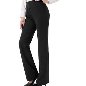 Offre spéciale de vêtements pour femmes de couleur rose de haute qualité personnalisée pantalon habillé pantalon droit mince pour le travail en plein air - Product Image 2