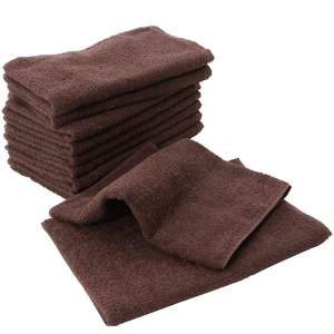 HIORIE-toalla de mano Senshu de 34x90cm, toalla de algodón 100%, color marrón oscuro, 300GSM, fabricado en Japón, venta al por mayor - Product Image 1