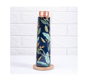 Bouteille d'eau en cuivre émail imprimé personnalisé fait à la main meilleur produit de qualité bouteille d'eau en cuivre pur - Product Image 4