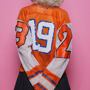 New Arrival Custom Design Breathable Anti-Bacterial <b>Women's</b> <b>Mesh</b> Football Jersey Plus Size with Customized Design - Product Image 2