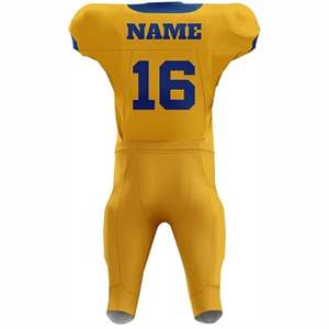 Camiseta de Fútbol Americano Personalizada por Sublimación, Moderna, Cómoda, Transpirable, de Secado Rápido y con Protección UV - Product Image 3