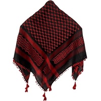 Shemagh arabe, Keffiyeh musulmane, foulard tactique du désert à carreaux camouflage en laine, cachemire et coton pour unisexe