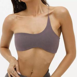 เสื้อชั้นในกีฬาโยคะแบบแห้งเร็วสำหรับผู้หญิง ผ้าเฮเธอร์ ระบายอากาศได้ดี ออกแบบเองได้ รองรับแรงกระแทกสูง - Product Image 4