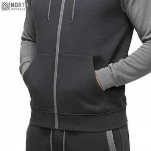Venta al por mayor señoras de algodón gimnasio sudaderas con capucha de manga larga chándal con rayas logotipo personalizado Casual chándal con capucha para las mujeres de lujo - Product Image 5