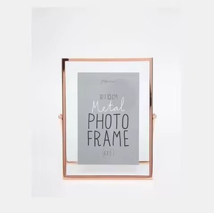 Elegant handcrafted metal glass photo <b>frame</b> vintage antique design perfect for displaying cherished family memories beautifully - Product Image 4