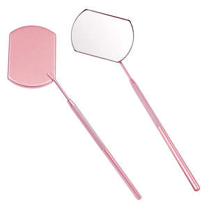 Espejo para Pestañas, Espejo Cuadrado Grande de Acero Inoxidable para Extensión de Pestañas, Espejo para Maquillaje con Mango Largo - Product Image 6