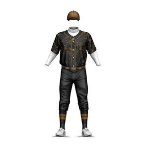 Uniforme de Béisbol Transpirable de Nuevo Diseño 2025, Uniforme de Béisbol al por Mayor, Uniforme de Béisbol Sublimado, Traje de Uniforme de Béisbol, Servicio Personalizado OEM - Product Image 5