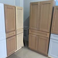 Meubles de cuisine modernes RTA Home WIT PRODUCE Modèle 20250124 en pin, style Shaker, panneaux en bois massif résistants à l'eau, faciles à assembler