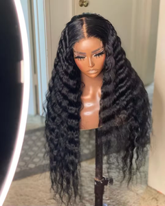 Perruques cheveux indiens originaux sans colle Hd dentelle frontale perruques cheveux humains alignés sur les cuticules perruques cheveux humains bruts - Product Image 3