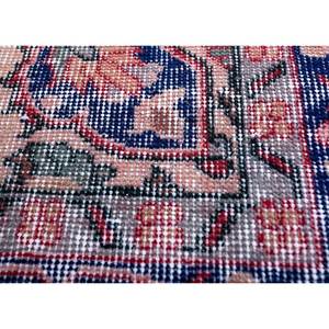 Tapis en laine noués à la main de grande taille, style vintage, motif médaillon rouge et orange, pour salon ou couloir - Pae-2342 - Product Image 3