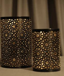 Modern Metal Leaf Pattern Votive <b>Candle</b> Holder Tall Handmade Hot Sale for Home Decoration for Wedding <b>Christmas</b> <b>Scented</b> Hanging - Product Image 1